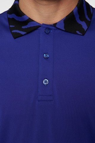 J.Lindeberg Karter pánske polo, clematis blue