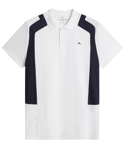 J.Lindeberg Legacy pánske polo, biele