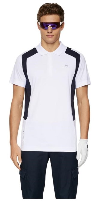 J.Lindeberg Legacy pánske polo, biele