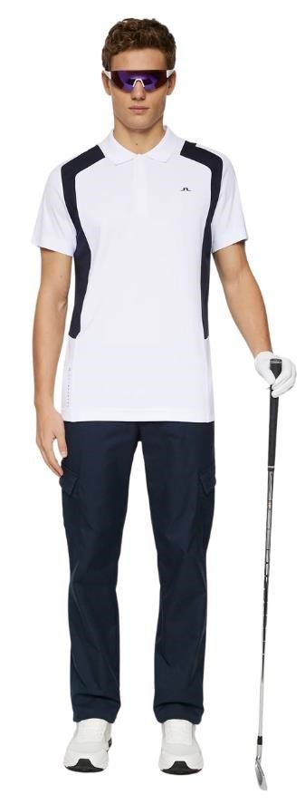 J.Lindeberg Legacy pánske polo, biele