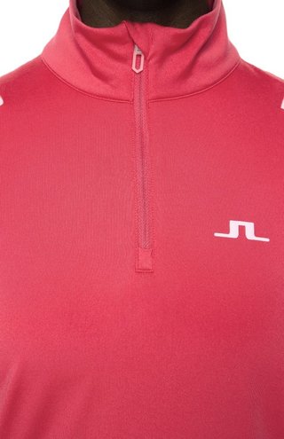 J.Lindeberg Mae Quarter Zip Mid dámska mikina, azalea