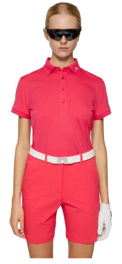 J.Lindeberg Tour Tech dámske polo, azalea