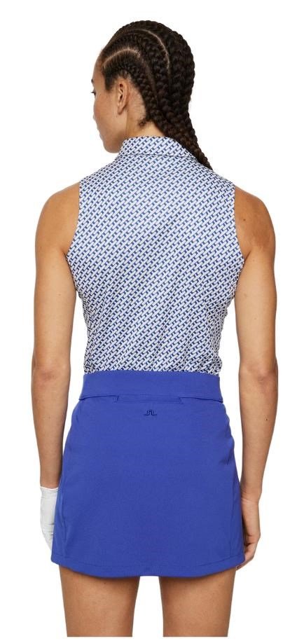 J.Lindeberg Dena Print Sleeveless dámske tričko, tour geo moonbeam