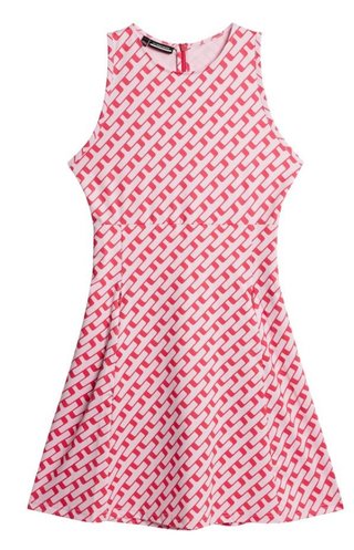 J.Lindeberg Cora Print dámske šaty, tour geo pink