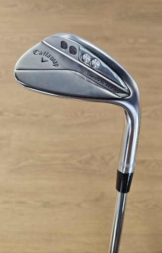 DEMO Callaway Jaws Raw Full Toe Chrome wedge, oceľ