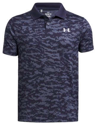 Under Armour Matchplay Printed detské polo, midnight navy