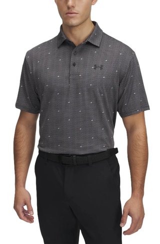 Under Armour Playoff 3.0 Printed pánske polo, castlerock