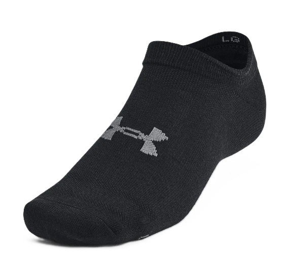 Under Armour Essential No Show unisex ponožky (6 párov), čierne