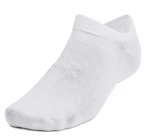 Under Armour Essential No Show unisex ponožky (6 párov), biele