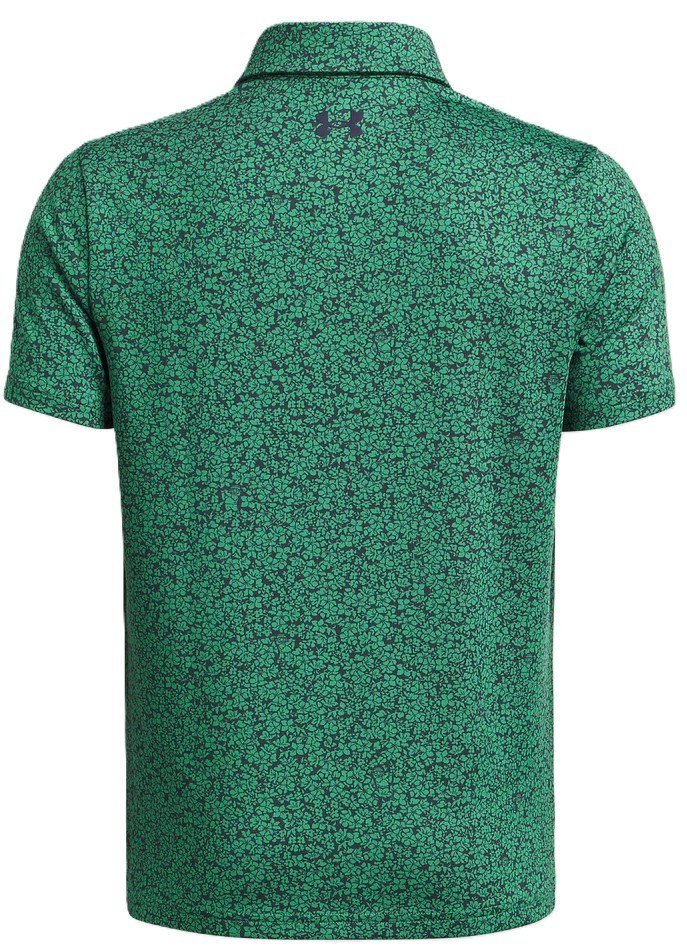 Under Armour Playoff Printed detské polo, team kelly green