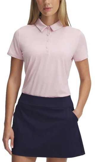 Under Armour Playoff SS dámske polo, prime pink