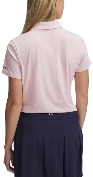 Under Armour Playoff SS dámske polo, prime pink