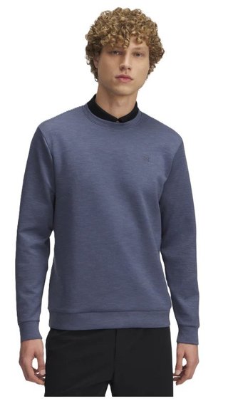 Under Armour Drive Midlayer Crew pánska mikina, downpour gray