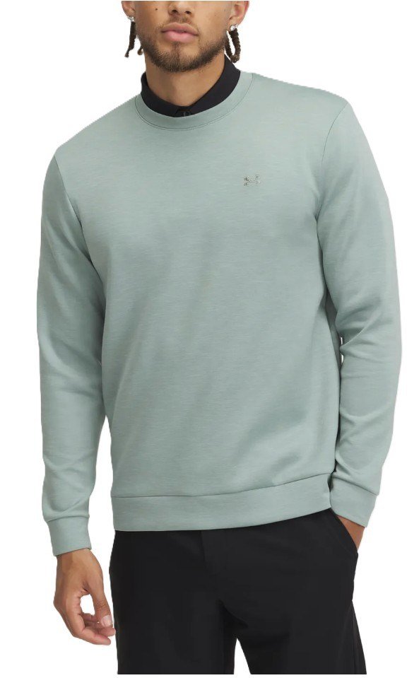 Under Armour Drive Midlayer Crew pánska mikina, silica green