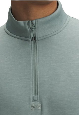 Under Armour Drive pánsky pulóver, silica green