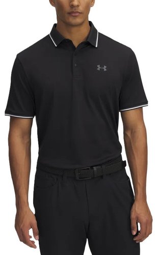 Under Armour Playoff 3.0 Rib pánske polo, čierne