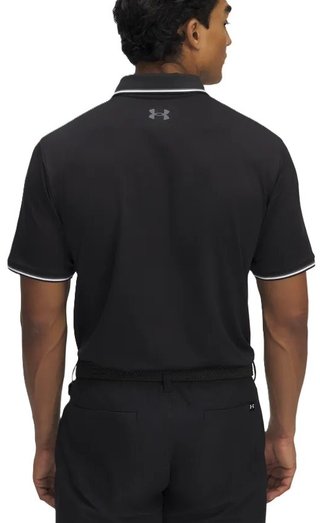 Under Armour Playoff 3.0 Rib pánske polo, čierne
