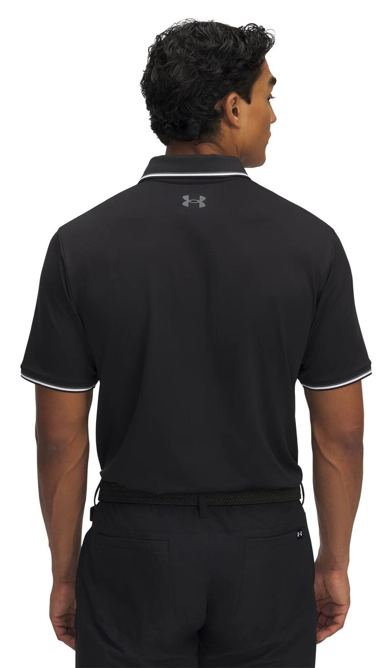 Under Armour Playoff 3.0 Rib pánske polo, čierne