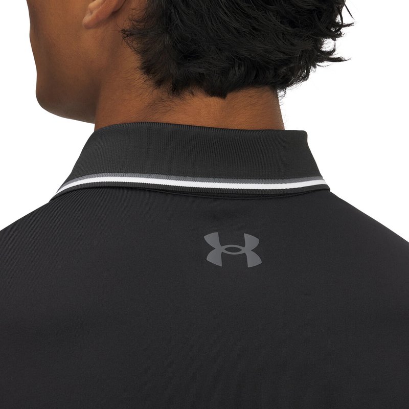 Under Armour Playoff 3.0 Rib pánske polo, čierne