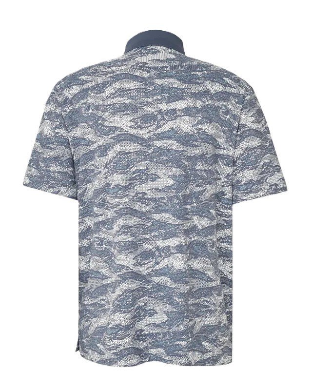 Under Armour Drive Chill Printed pánske polo, downpour gray