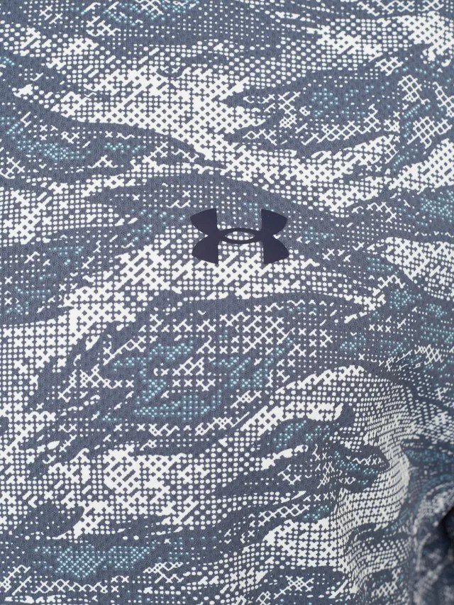Under Armour Drive Chill Printed pánske polo, downpour gray