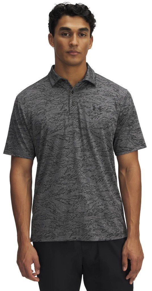 Under Armour Drive Jacquard pánske polo, čierne