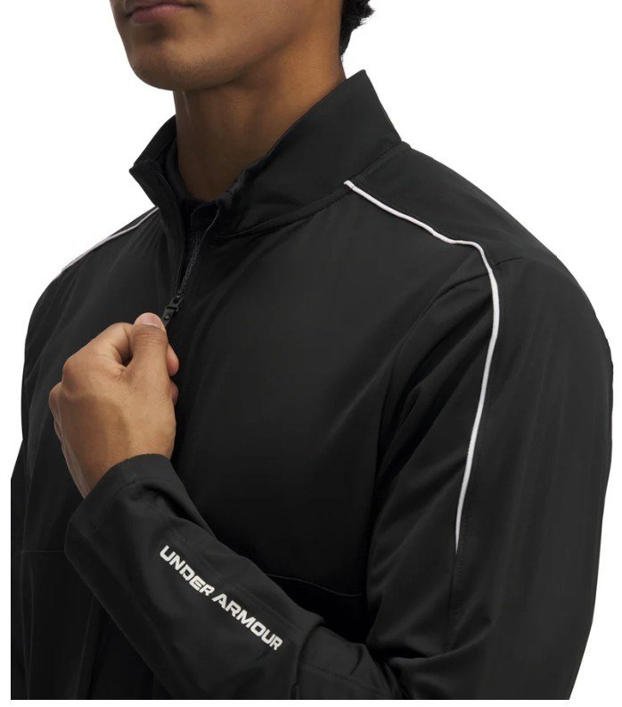 Under Armour Drive Wind Half Zip pánska bunda do vetra, čierna