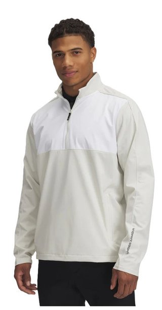 Under Armour Drive Wind Half Zip pánska bunda do vetra, summit white