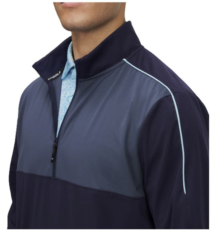 Under Armour Drive Wind Half Zip pánska bunda do vetra, midnight navy