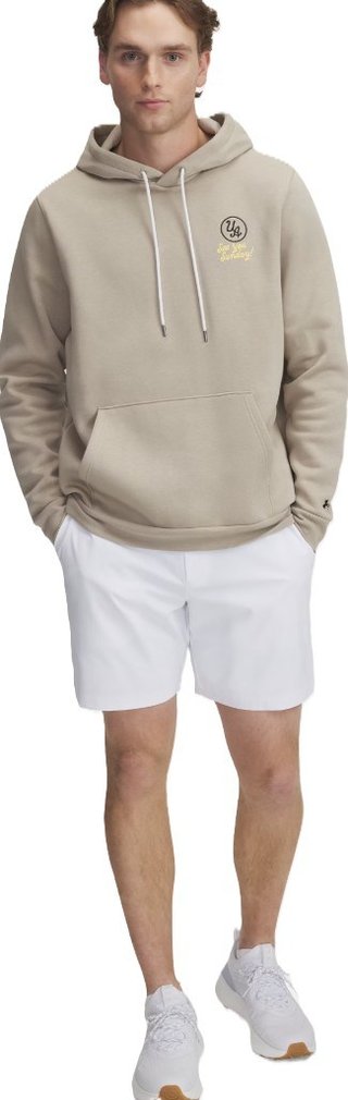 Under Armour Drive Pull-On pánske kraťasy, biele