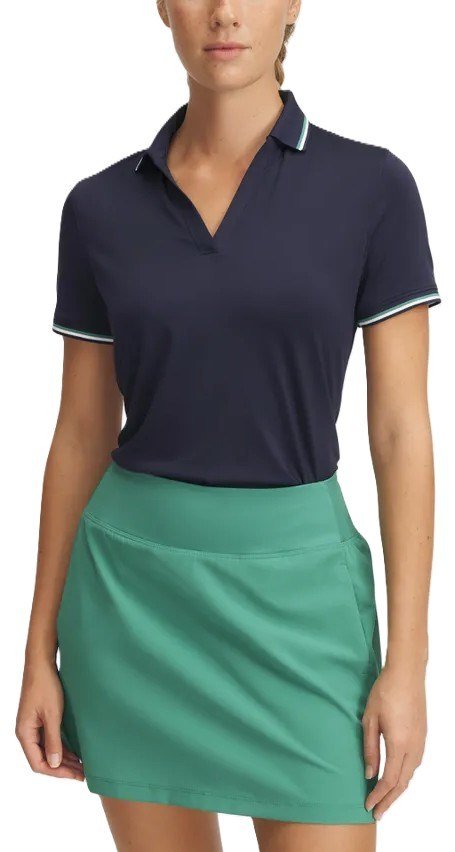 Under Armour Drive SS Rib dámske polo, midnight navy