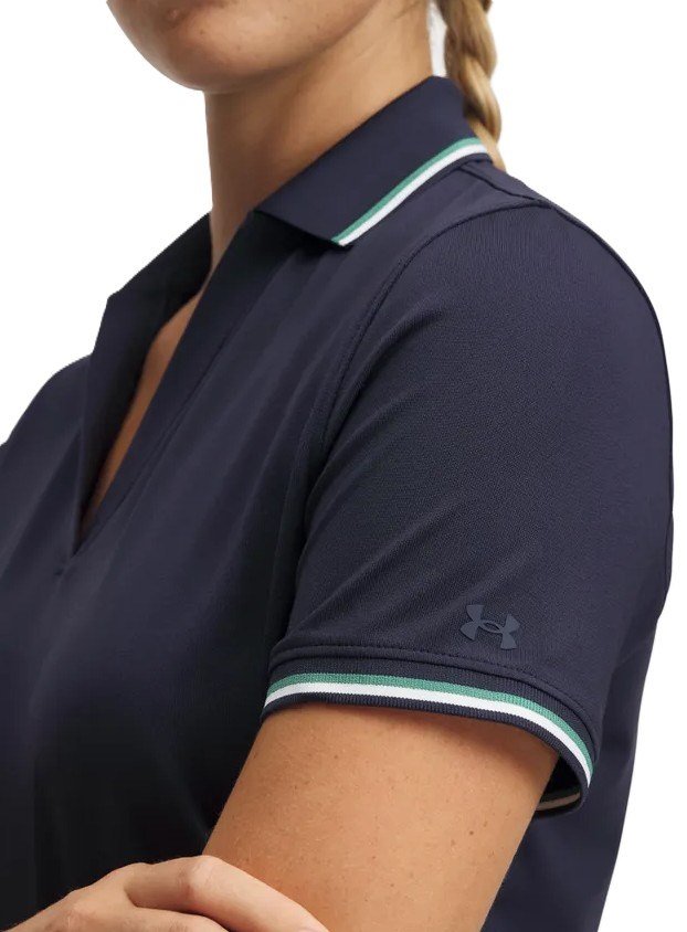 Under Armour Drive SS Rib dámske polo, midnight navy