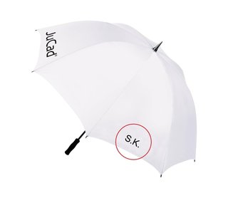 JuCad teleskopický golfový dáždnik 68" s kolíkom, oranžový