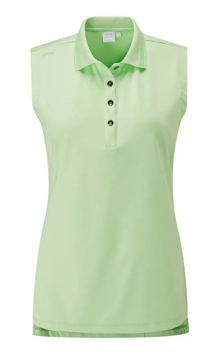 PING Solene Sleeveless dámske polo, mint