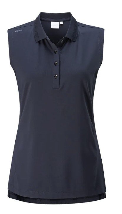PING Solene Sleeveless dámske polo, navy