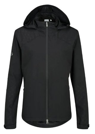 PING Milli Hooded nepremokavá dámska bunda, čierna