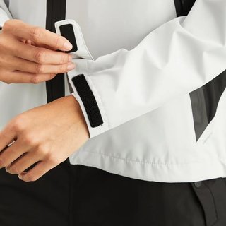 PING Stevie nepremokavá dámska bunda, sivá/čierna