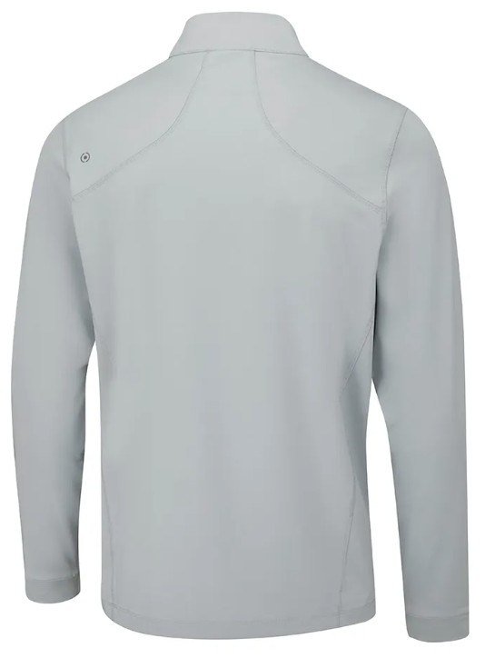 PING Latham Half Zip pánsky midlayer, pearl grey
