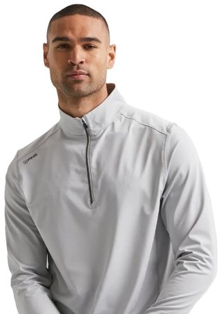 PING Latham Half Zip pánsky midlayer, pearl grey