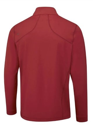 PING Latham Half Zip pánsky midlayer, rich red
