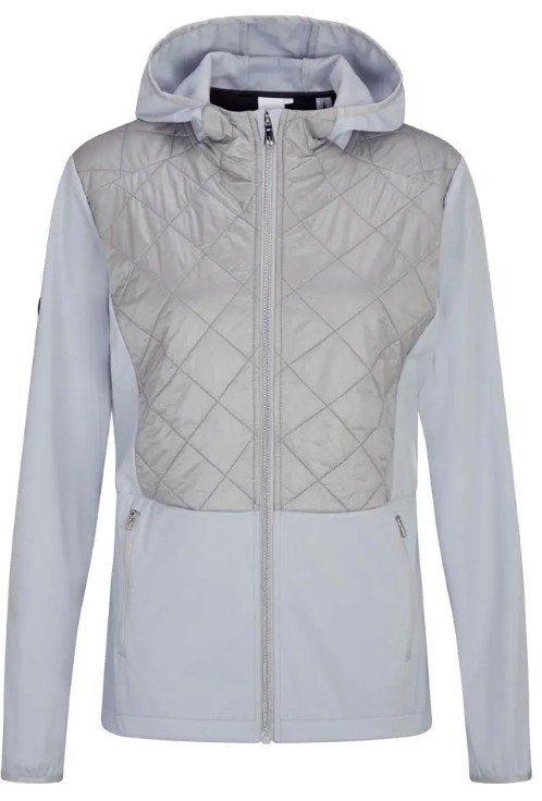 PING Gem Hybrid Hooded dámska bunda, gem quiet grey