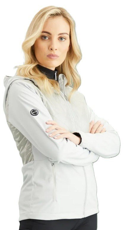 PING Gem Hybrid Hooded dámska bunda, gem quiet grey