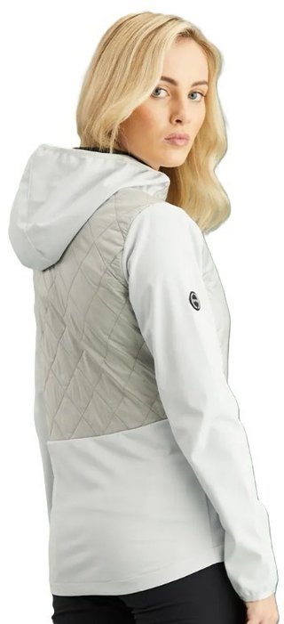 PING Gem Hybrid Hooded dámska bunda, gem quiet grey