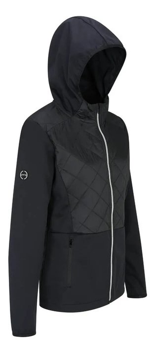 PING Gem Hybrid Hooded dámska bunda, čierna