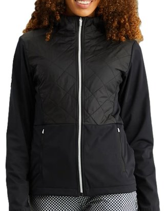 PING Gem Hybrid Hooded dámska bunda, čierna