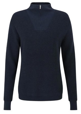 PING Kaylah Half Zip Lined dámsky sveter, navy