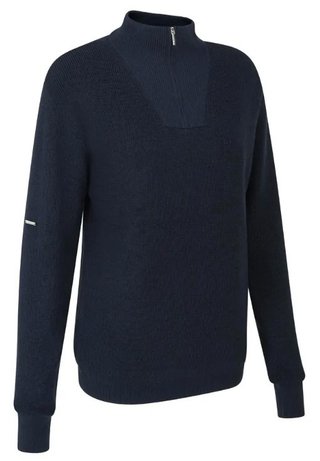 PING Kaylah Half Zip Lined dámsky sveter, navy