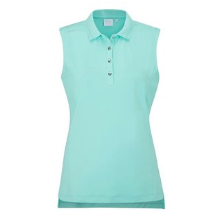 PING Solene Sleeveless dámske polo, aruba blue