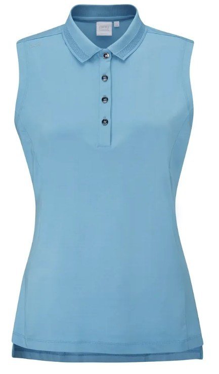 PING Solene Sleeveless dámske polo, laguna