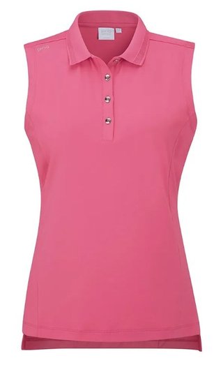 PING Solene Sleeveless dámske polo, pink blossom